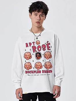 トレカ付き　ロゼ Tシャツ　新品 Amazon.co.jp: [川子] ROSÉ ロゼ APT グッズ Tシャツ 印象 夏服
